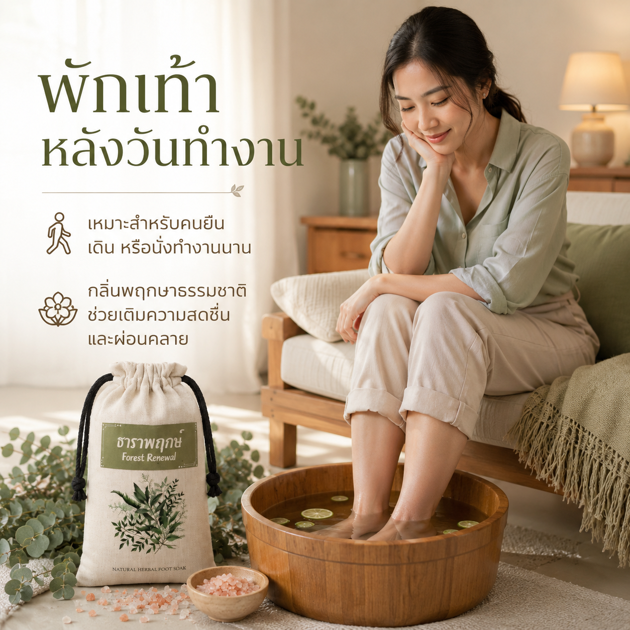 Sole Therapy Bag ถุงแช่เท้าสมุนไพร